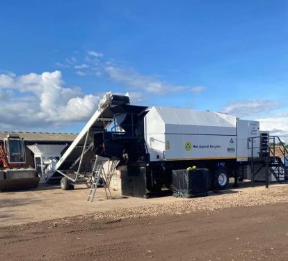 Click Here To Enlarge This Photo Of VEB5000 - HOT ASPHALT READYMIX & RECYCLING UNIT