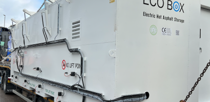 100% Electric Asphalt Eco-Hot Box